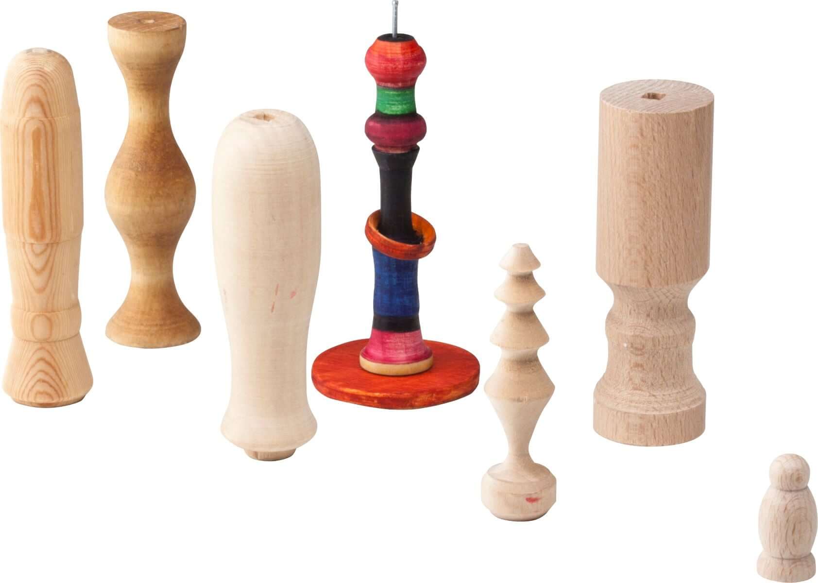 Drechselholz Linde 17 Stk Ø 20mm, 7 Stk Ø 30mm