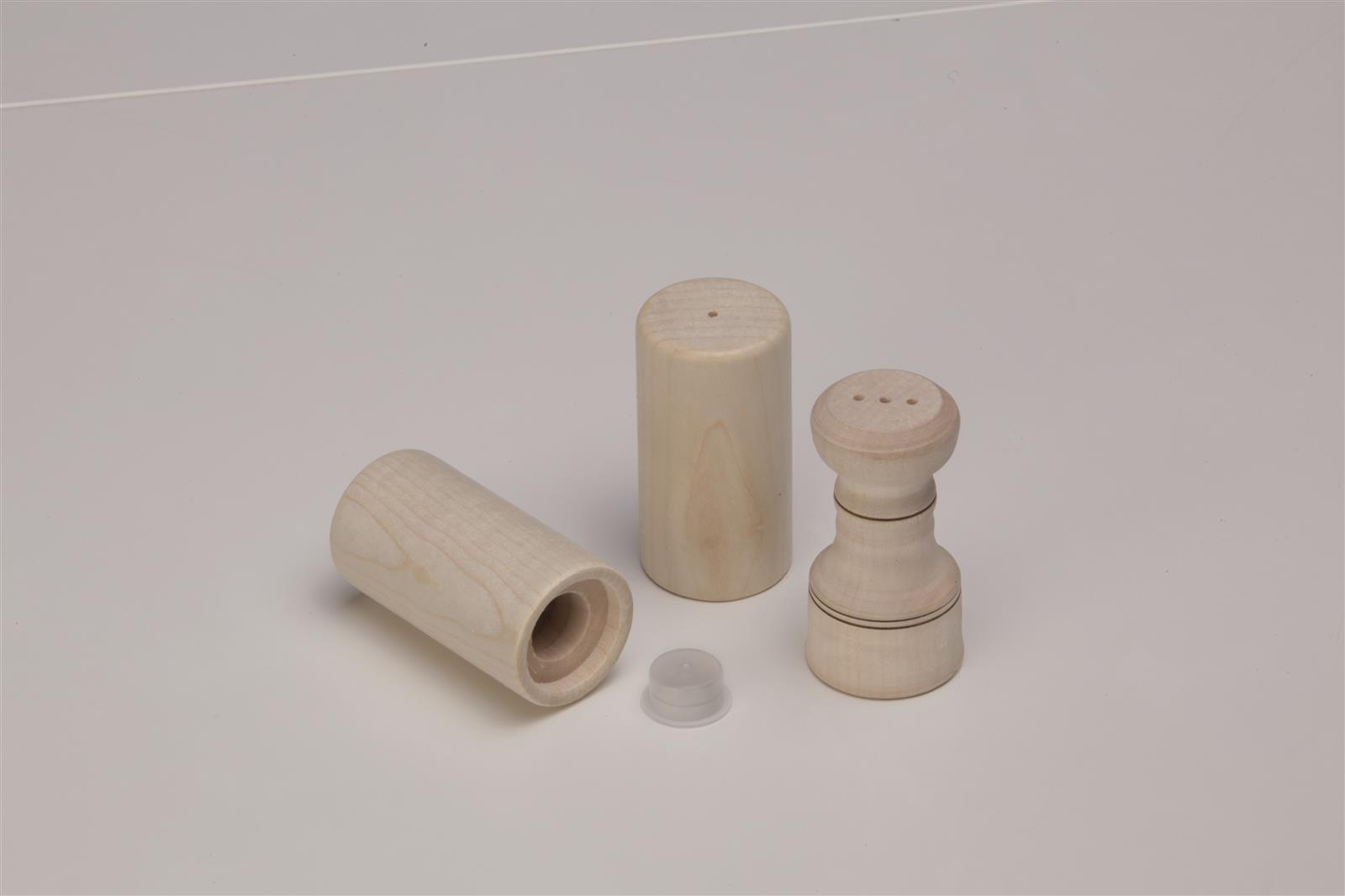 Salz- bzw. Pfefferstreuer Ø44x98 (15 Stk.) Aufrüstset Bohrmaschine