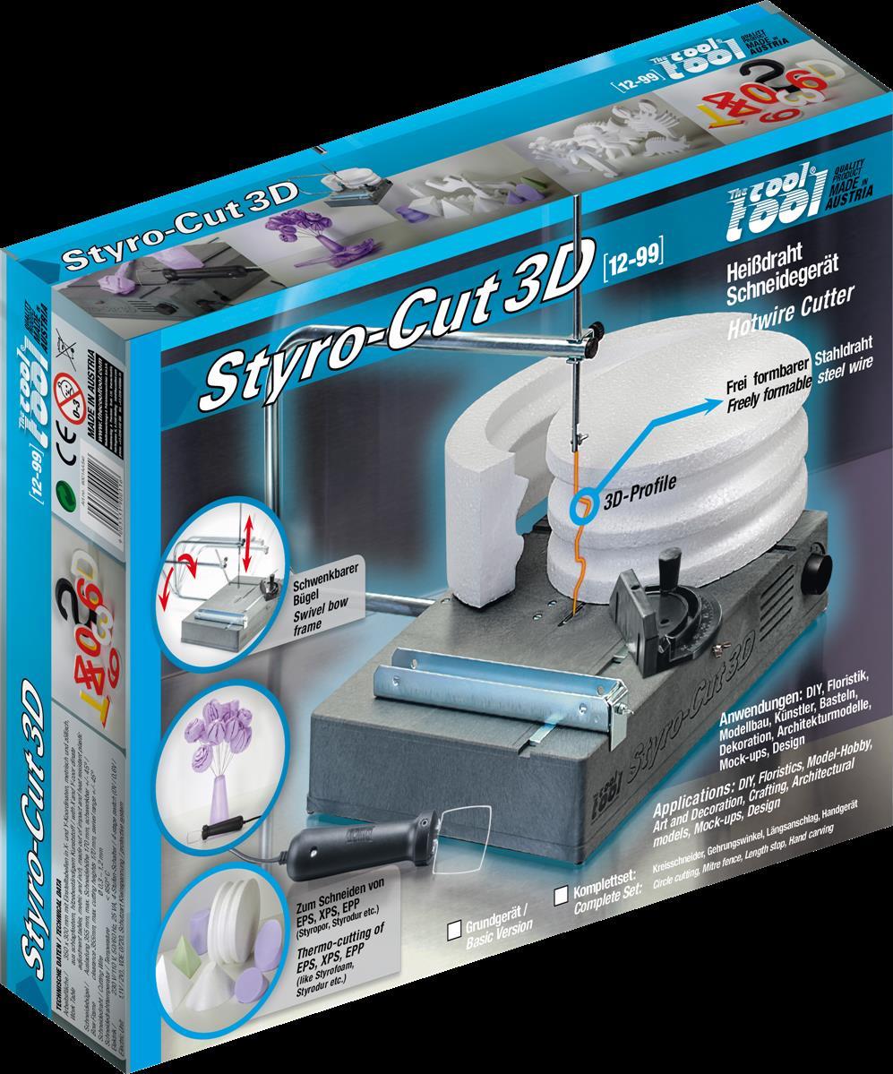STYRO CUT 3-D Set incl.: 900 1AA + G1A 020 + G1A 030 + 900 120 + 124 100 198,60