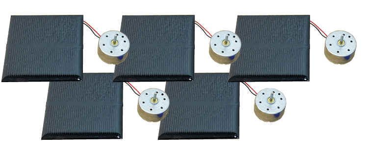 Solar Holz Modelle Set für 5 Modelle