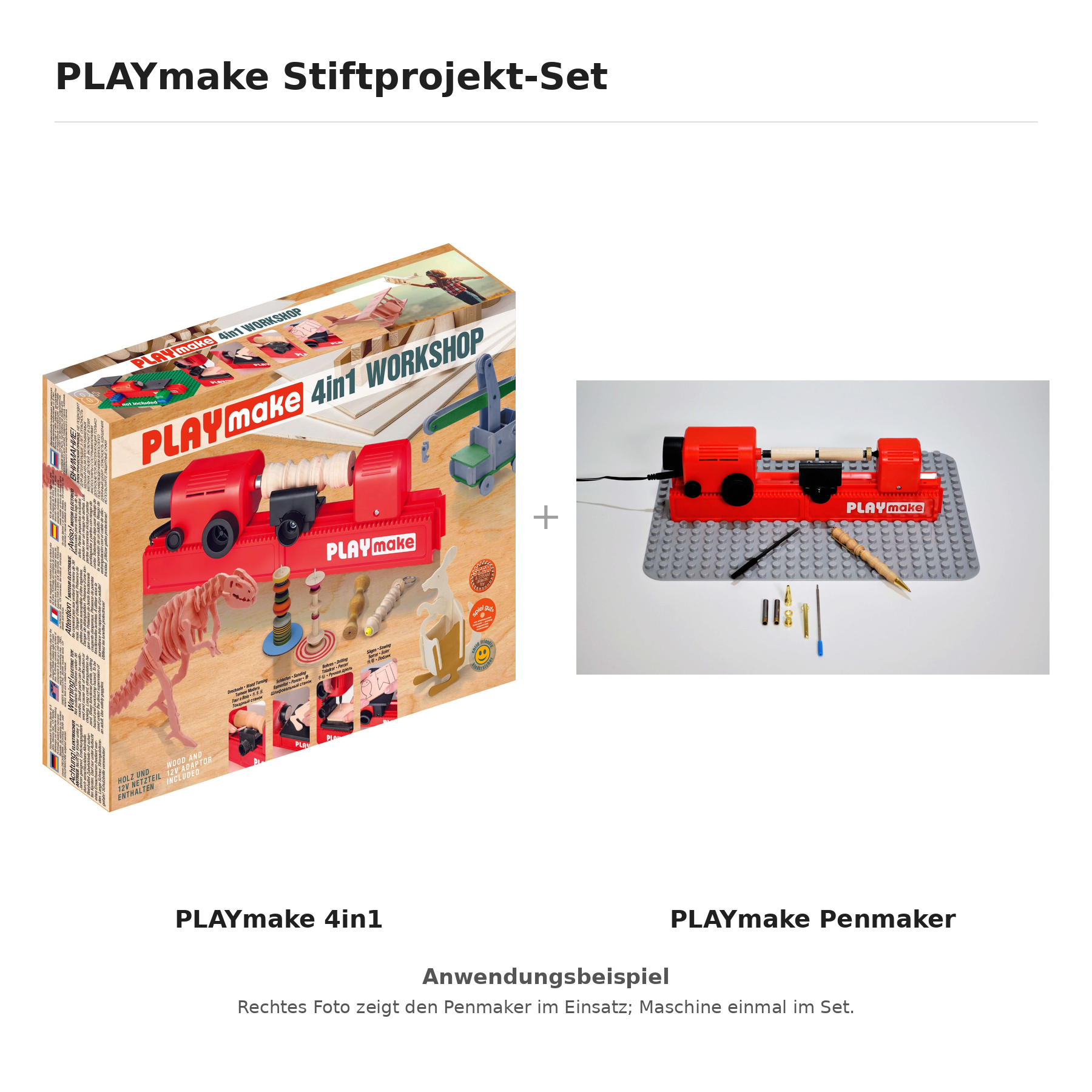 PLAYmake Stiftprojekt-Set mit Penmaker
